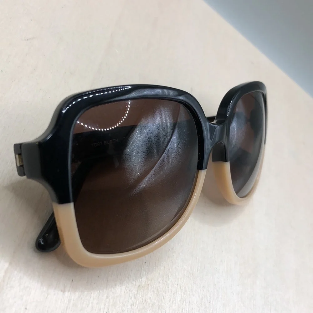TORY BURCH 7102 Sunglasses in color 1236T5 square colorblock Polarized Authentic